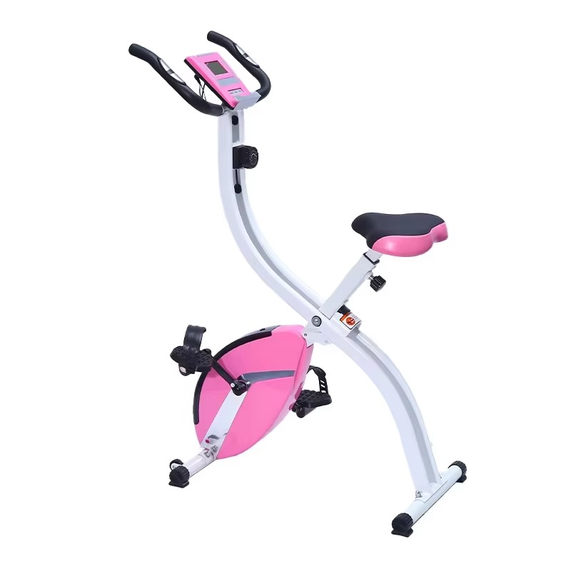Health Wellness Home Care - マグネット制御の静止自転車 - ホームジム用折りたたみ式ヘルスケアエクササイズバイク（健康とフィットネスのため）