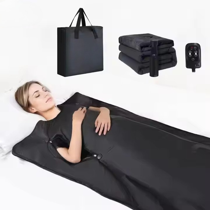 Sauna Blanket Infrared - 家庭用ポータブル赤外線サウナブランケット、自立式ボディサウナ