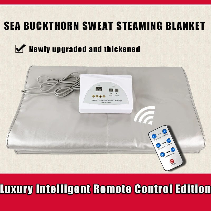 Sauna Blanket Infrared - サウナブランケットデバイス、ボディヒーティングブランケット、汗吸収、疲労軽減、リラックス、家庭用美容サロンに最適