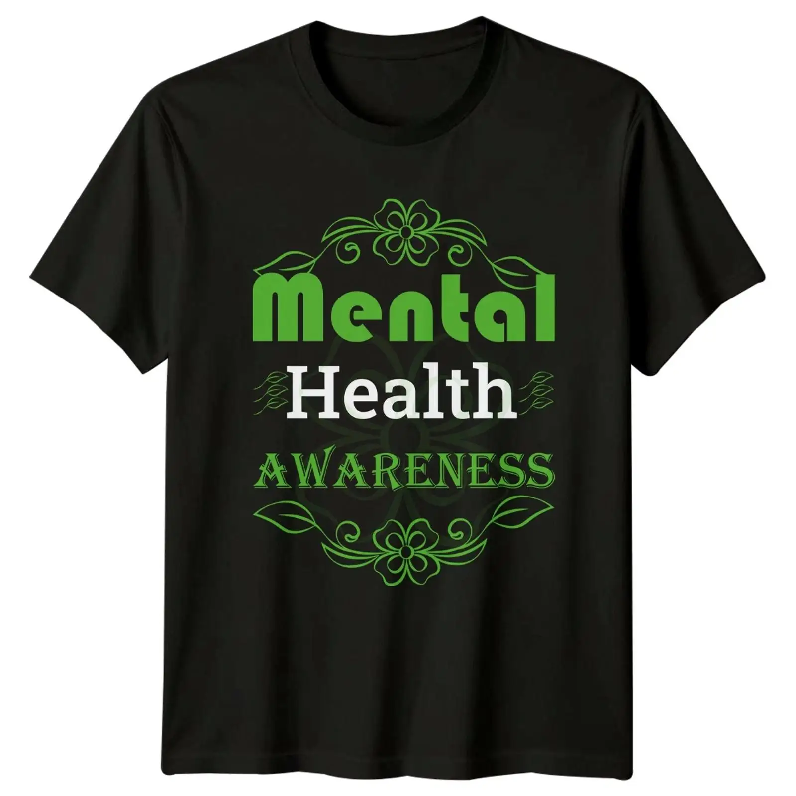 Health Wellness Images - Tシャツ メンタルヘルス啓発 ウェルネスイメージ 1/4 ヴィンテージ ウォッシュ加工