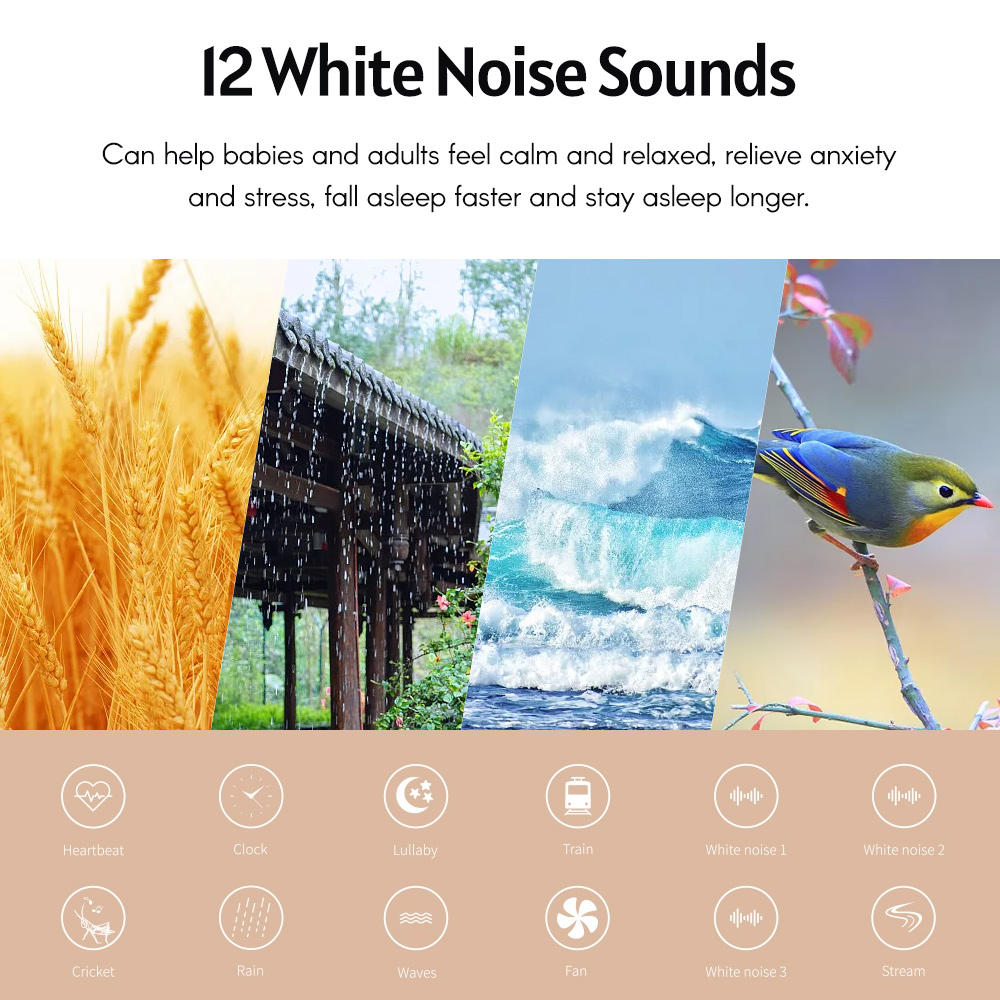 白色ノイズマシン,USB経由で充電可能,子供用スリープデバイ - White Noise Machine Sleep のレビューと価格