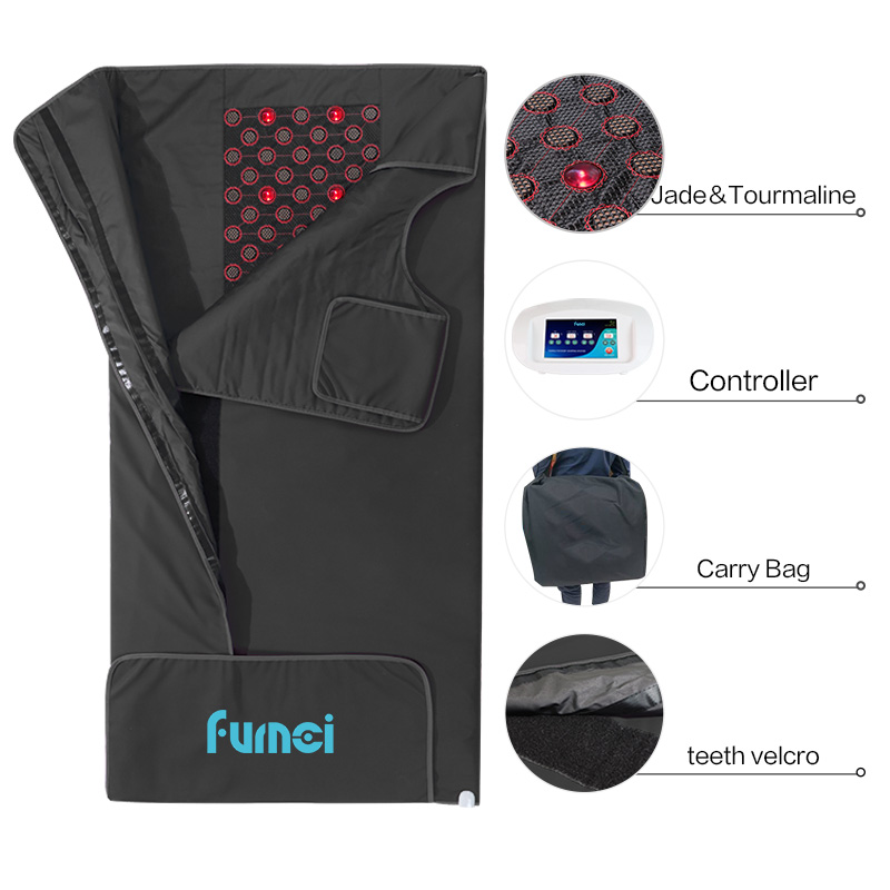 フメイ社製、カスタムメイドのサウナブランケット。全身を包み込 - Sauna Blanket Infrared のレビューと価格