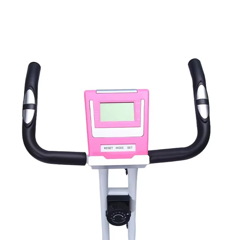 マグネット制御の静止自転車 - ホームジム用折りたたみ式ヘル - Health Wellness Home Care のレビューと価格