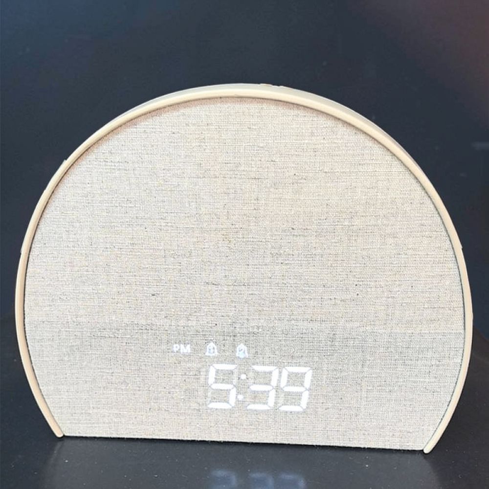 日の出を模した目覚ましライト付き目覚まし時計、布製、Blue - White Noise Machine Sleep のレビューと価格
