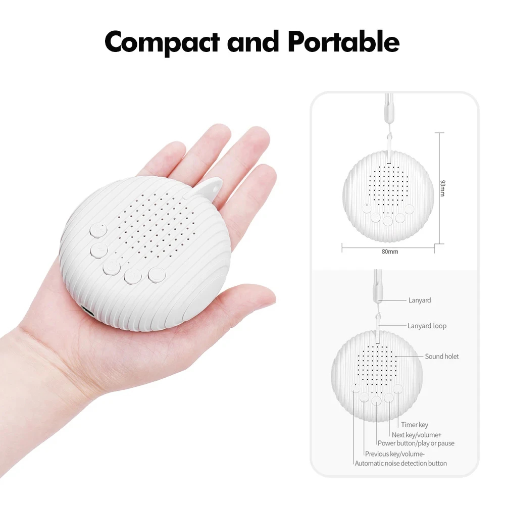 新しいホワイトノイズサウンドマシンポータブルベビー睡眠マシン - White Noise Machine Sleep のレビューと価格