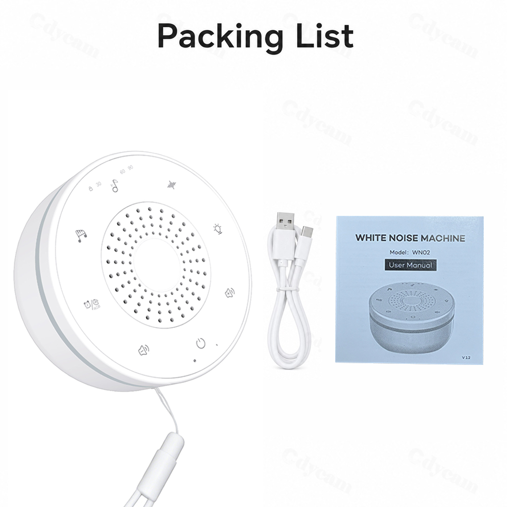 ベビーホワイトノイズマシン USB充電式 タイマー設定機能付 - White Noise Machine Sleep のレビューと価格