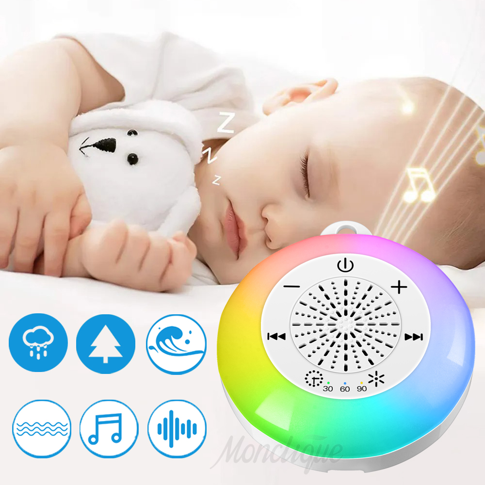 ベビースリープホワイトノイズマシン USB 充電式時限シャッ - White Noise Machine Sleep のレビューと価格