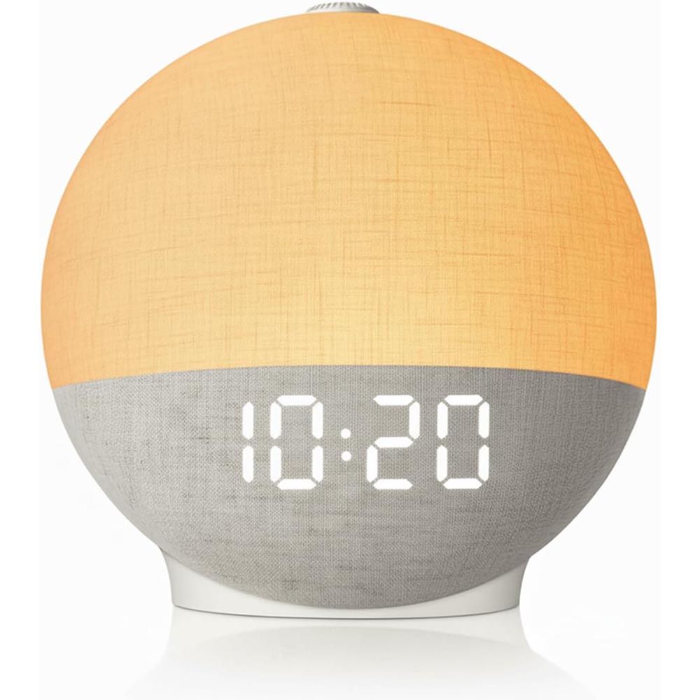 ウェイクアップライト サンライズアラームクロック ホワイトノ - White Noise Machine Sleep のレビューと価格